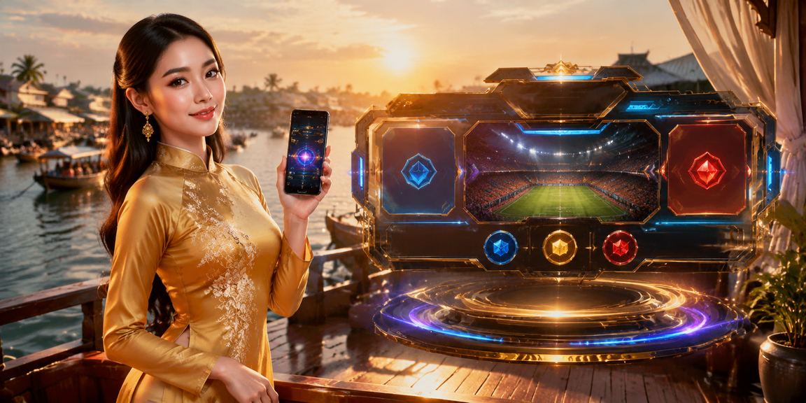 Người dùng áo dài tại Cần Thơ theo dõi esports và sử dụng voucher cá cược mmwin