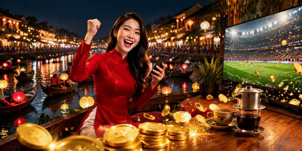 Người phụ nữ mặc áo dài Hội An nhận thưởng đăng ký mmwin
